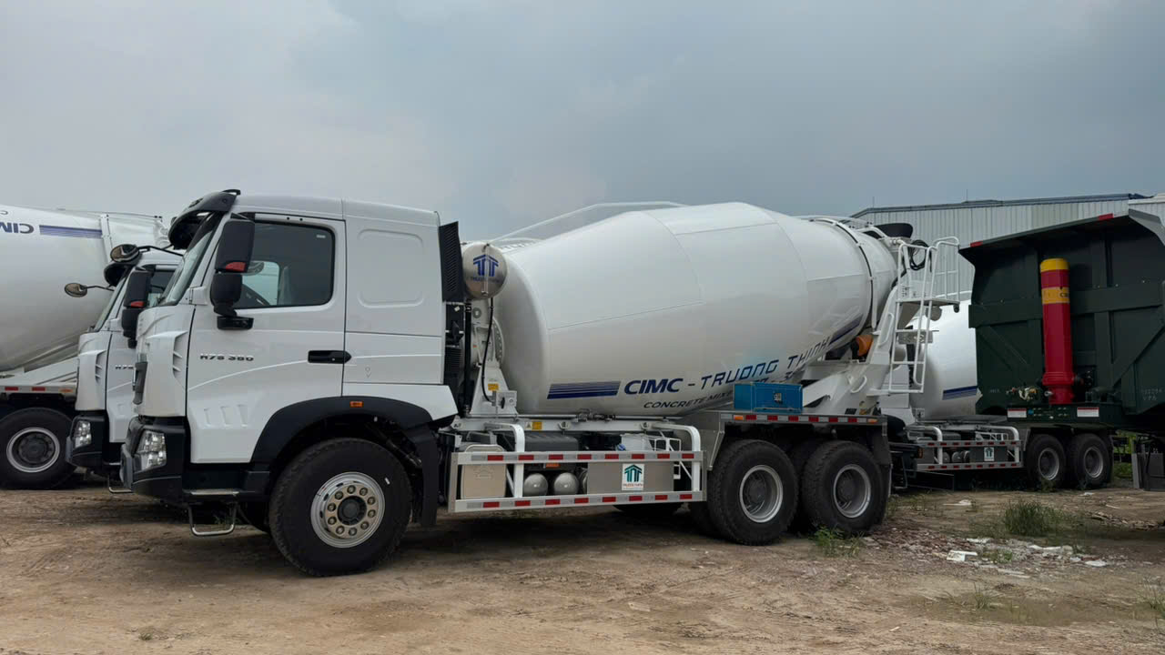 Trộn Bê Tông Howo 12 Khối T7H