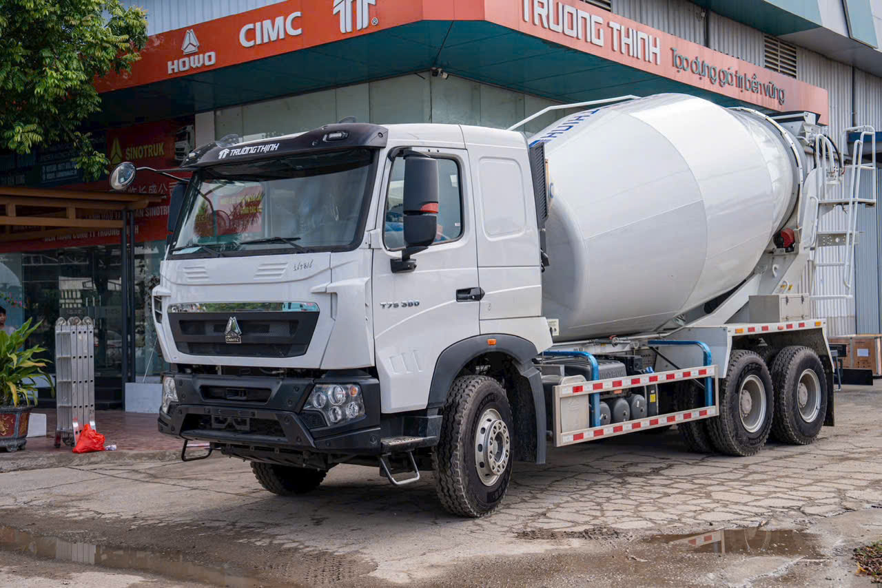 Trộn Bê Tông Howo 12 Khối T7H